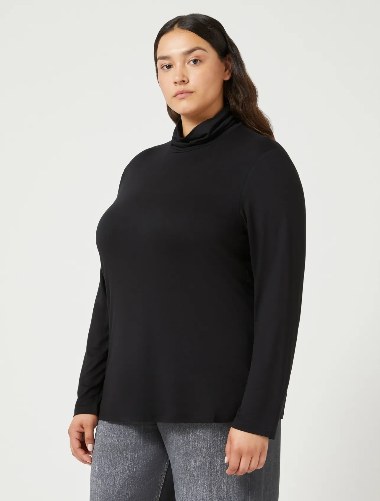 Fashion Marina Rinaldi Jersey jumper BLACK