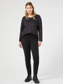 Discount Marina Rinaldi Jersey leggings BLACK