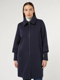 Clearance Marina Rinaldi Jersey pea coat MIDNIGHTBLUE