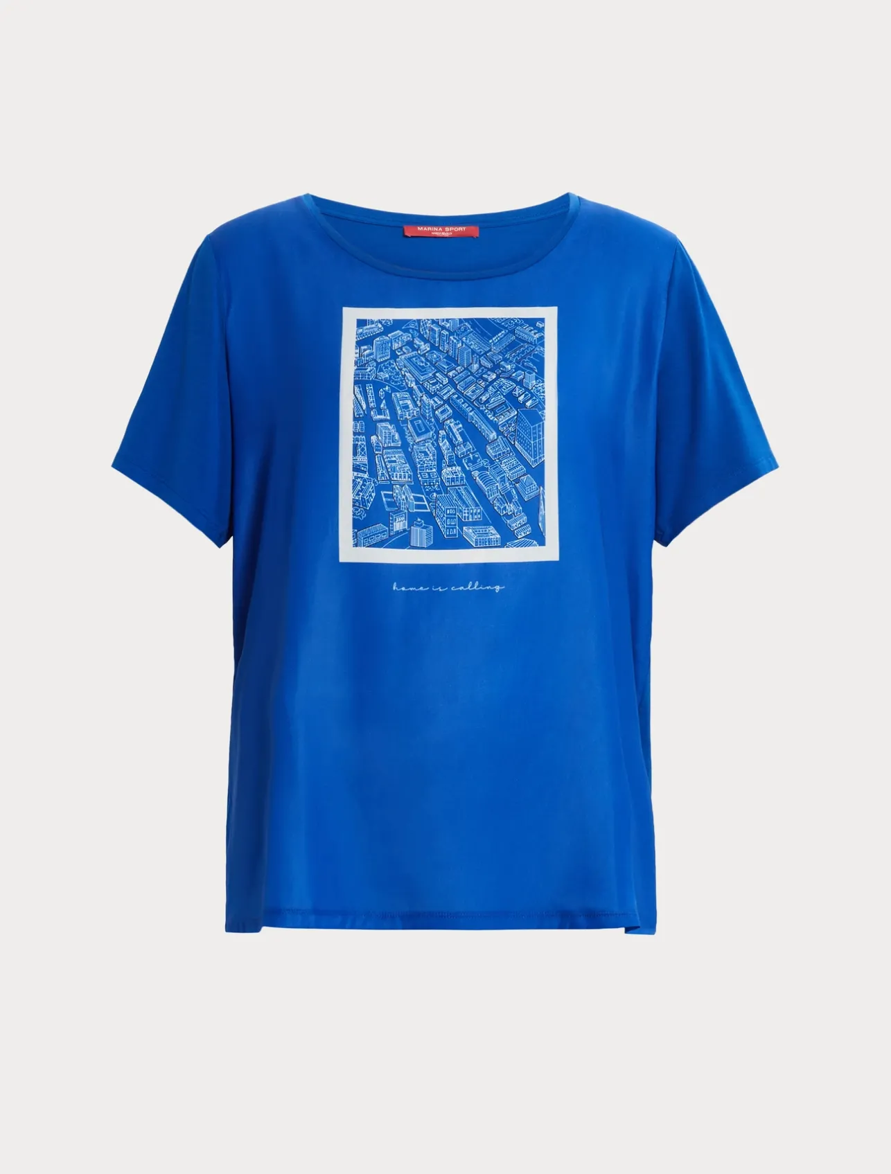 Hot Marina Rinaldi Jersey print T-shirt CORNFLOWERBLUE