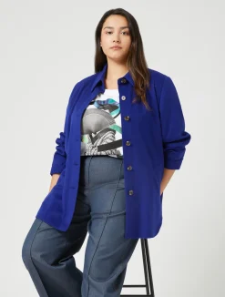 Best Marina Rinaldi Jersey print T-shirt OPTICALWHITE