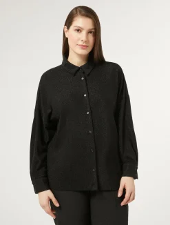 Clearance Marina Rinaldi Jersey shirt BLACK