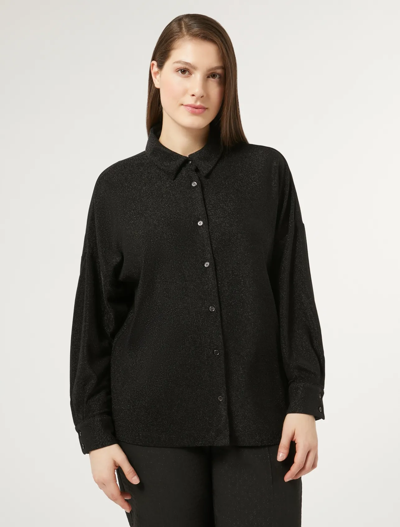 Clearance Marina Rinaldi Jersey shirt BLACK