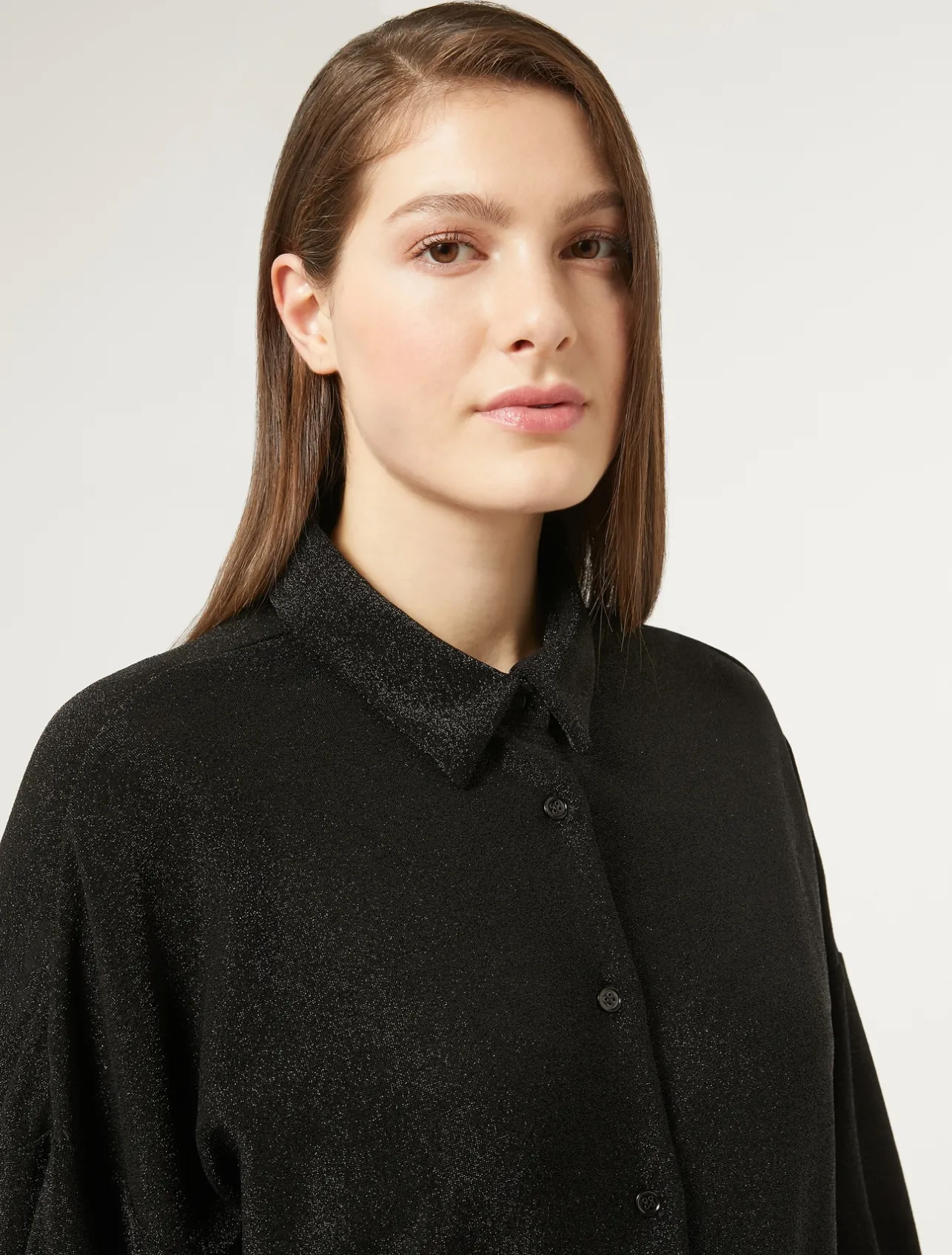 Clearance Marina Rinaldi Jersey shirt BLACK