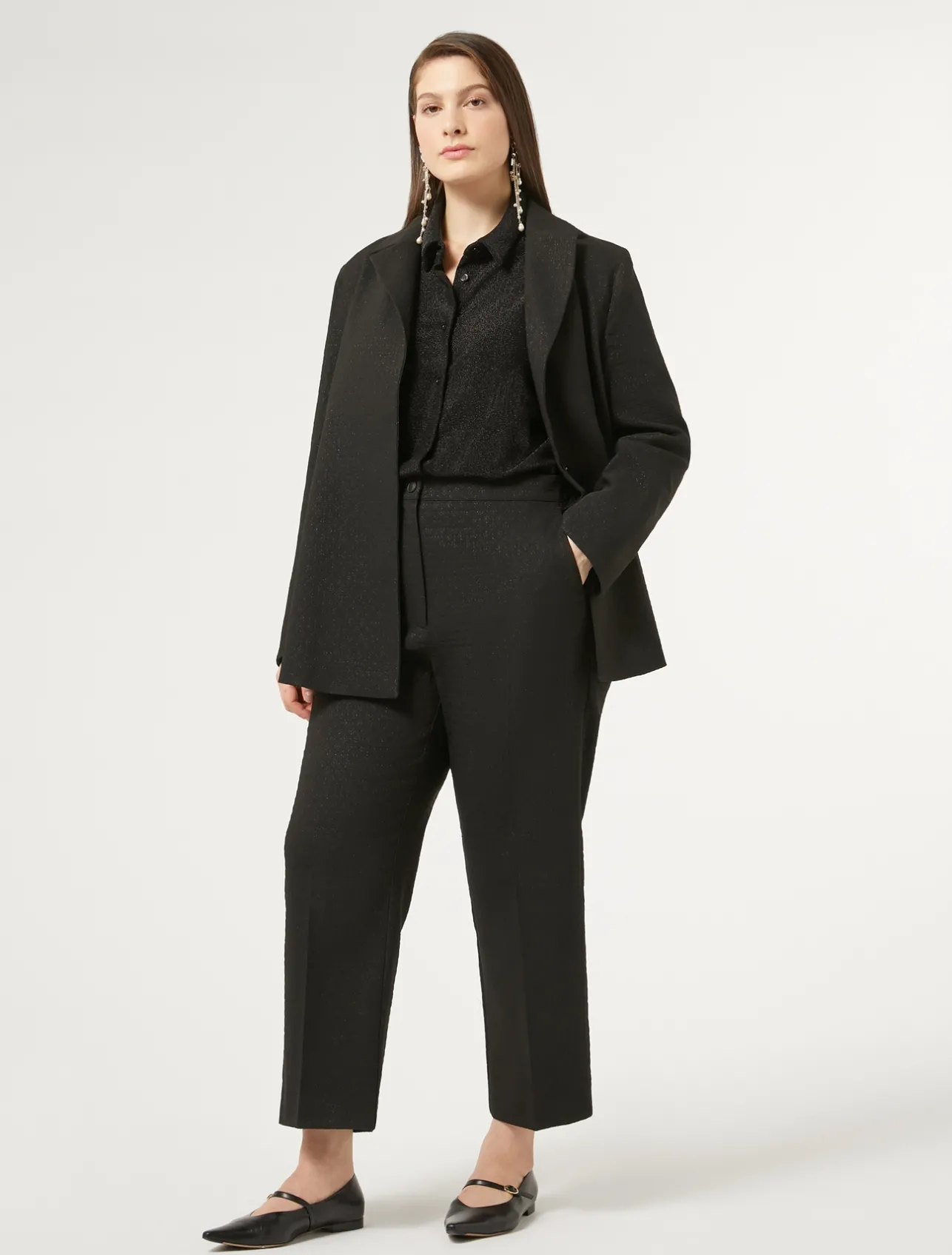Clearance Marina Rinaldi Jersey shirt BLACK