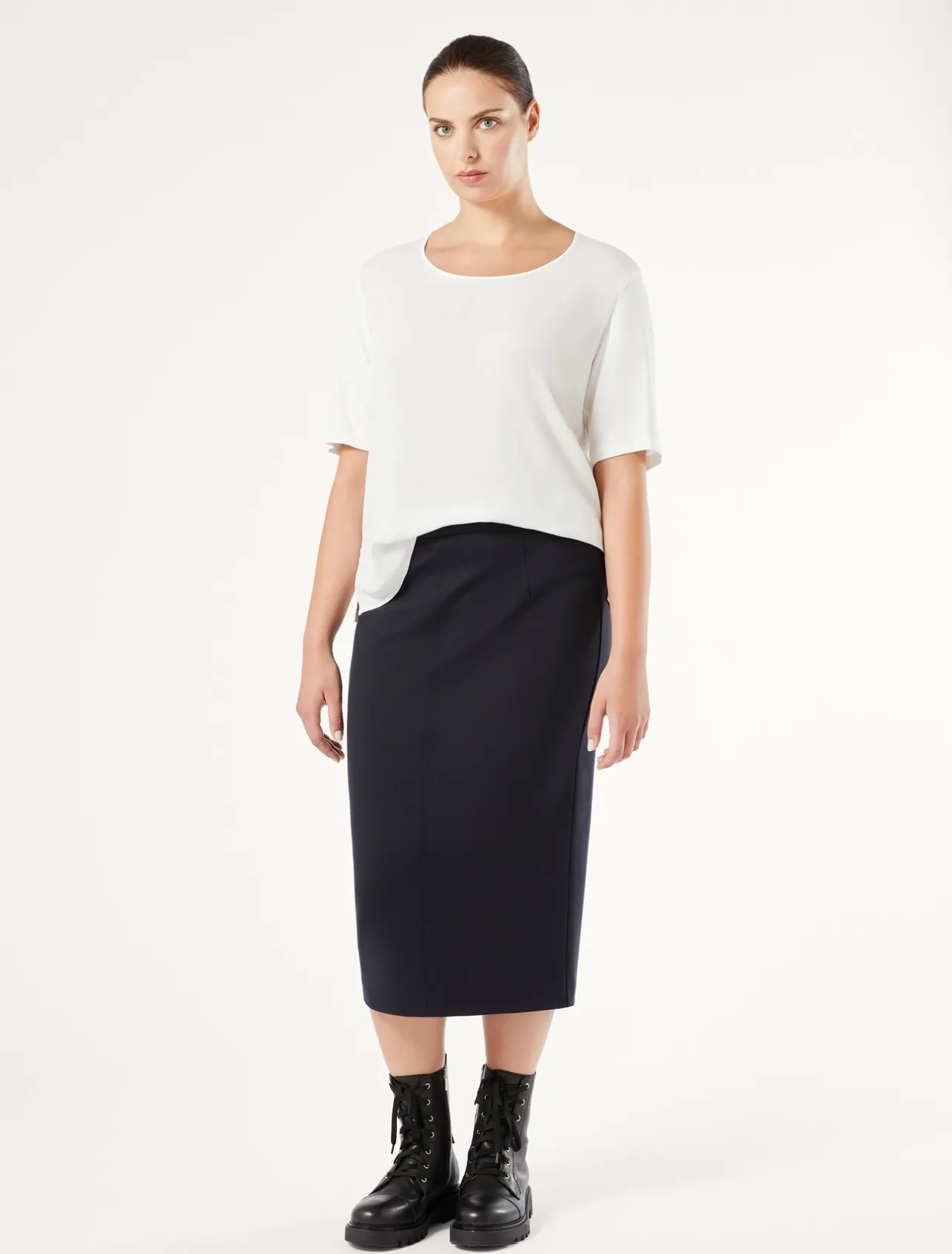 Clearance Marina Rinaldi Jersey skirt ULTRAMARINE