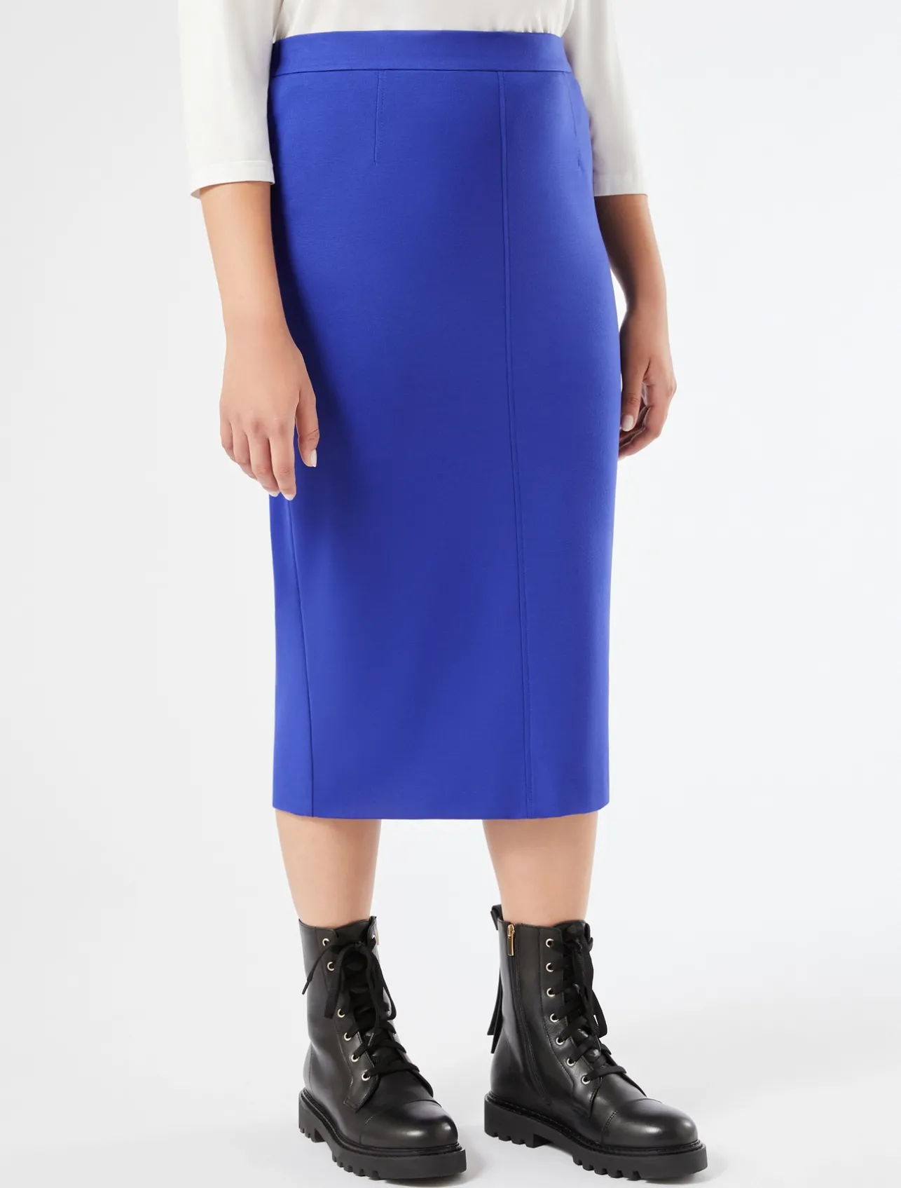 Outlet Marina Rinaldi Jersey skirt PURPLE