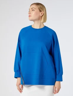 Fashion Marina Rinaldi Jersey sweatshirt TURQUOISE