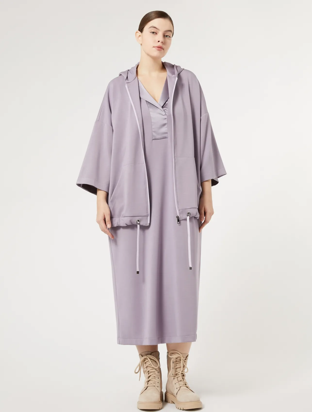 Best Marina Rinaldi Jersey sweatshirt WISTERIA