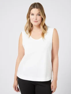 Outlet Marina Rinaldi Jersey top OPTICALWHITE
