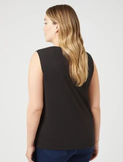 Clearance Marina Rinaldi Jersey top BLACK