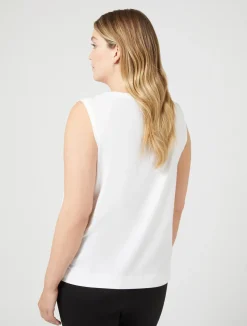 Outlet Marina Rinaldi Jersey top OPTICALWHITE