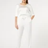 Fashion Marina Rinaldi Jersey trousers WHITE
