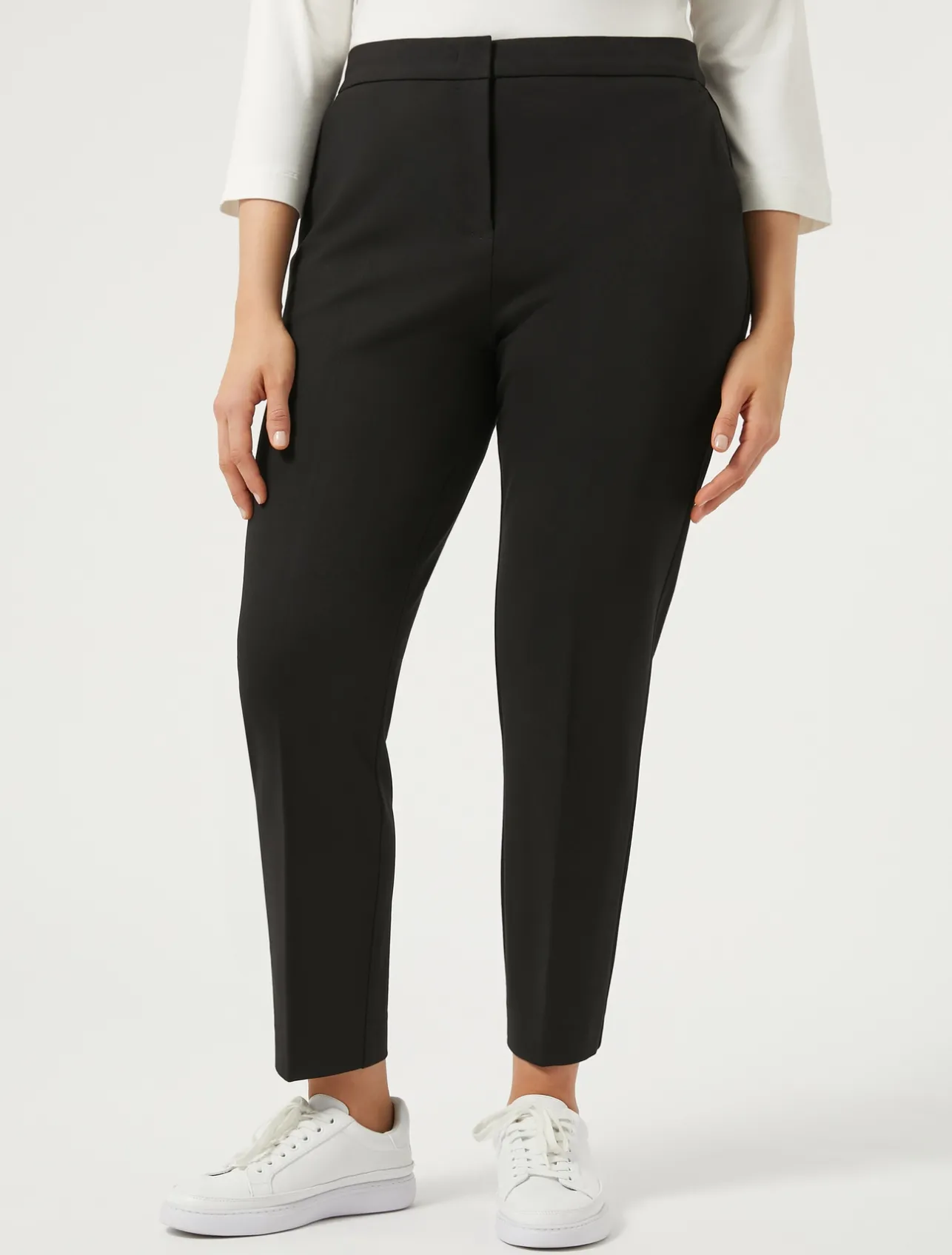 Clearance Marina Rinaldi Jersey trousers BLACK
