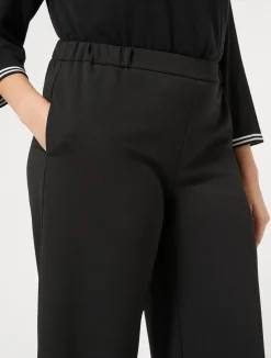 Sale Marina Rinaldi Jersey trousers BLACK