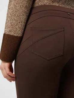 Outlet Marina Rinaldi Jersey trousers BROWN