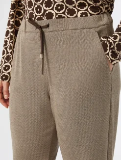 Sale Marina Rinaldi Jersey trousers DARKBROWN