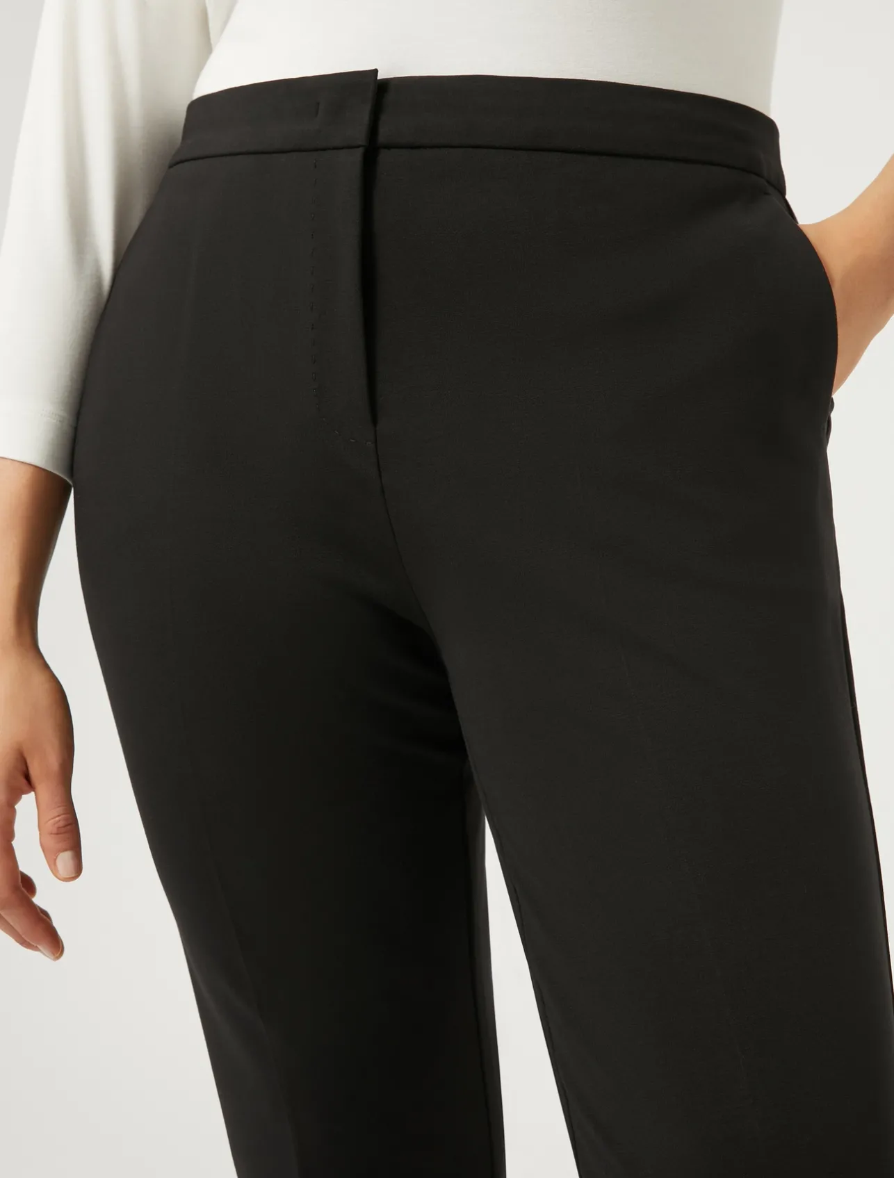 Clearance Marina Rinaldi Jersey trousers BLACK
