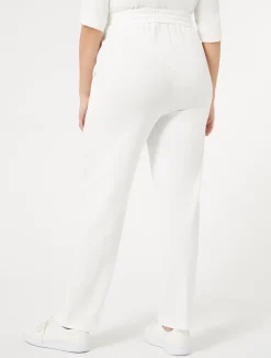Fashion Marina Rinaldi Jersey trousers WHITE