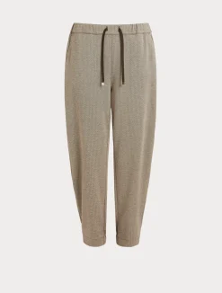 Sale Marina Rinaldi Jersey trousers DARKBROWN