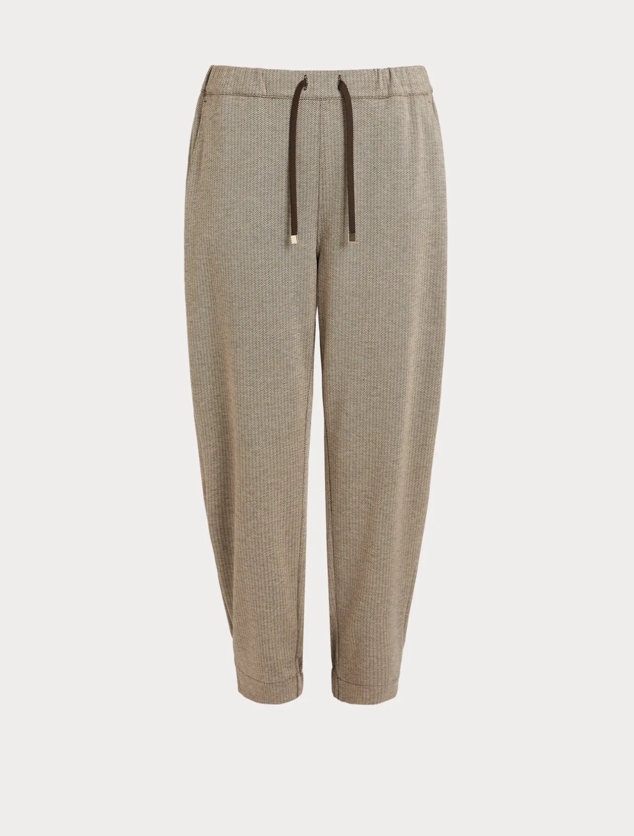 Sale Marina Rinaldi Jersey trousers DARKBROWN
