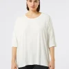 Sale Marina Rinaldi Jersey T-shirt WHITE