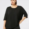 Hot Marina Rinaldi Jersey T-shirt BLACK