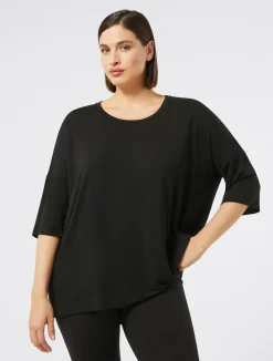 Hot Marina Rinaldi Jersey T-shirt BLACK