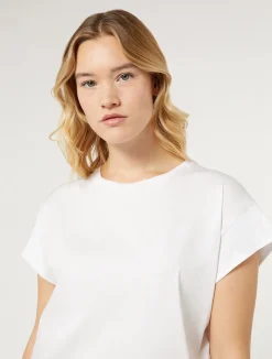 Sale Marina Rinaldi Jersey T-shirt OPTICALWHITE