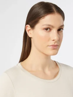 Discount Marina Rinaldi Jersey T-shirt BEIGE