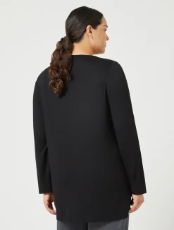 Outlet Marina Rinaldi Jersey T-shirt BLACK