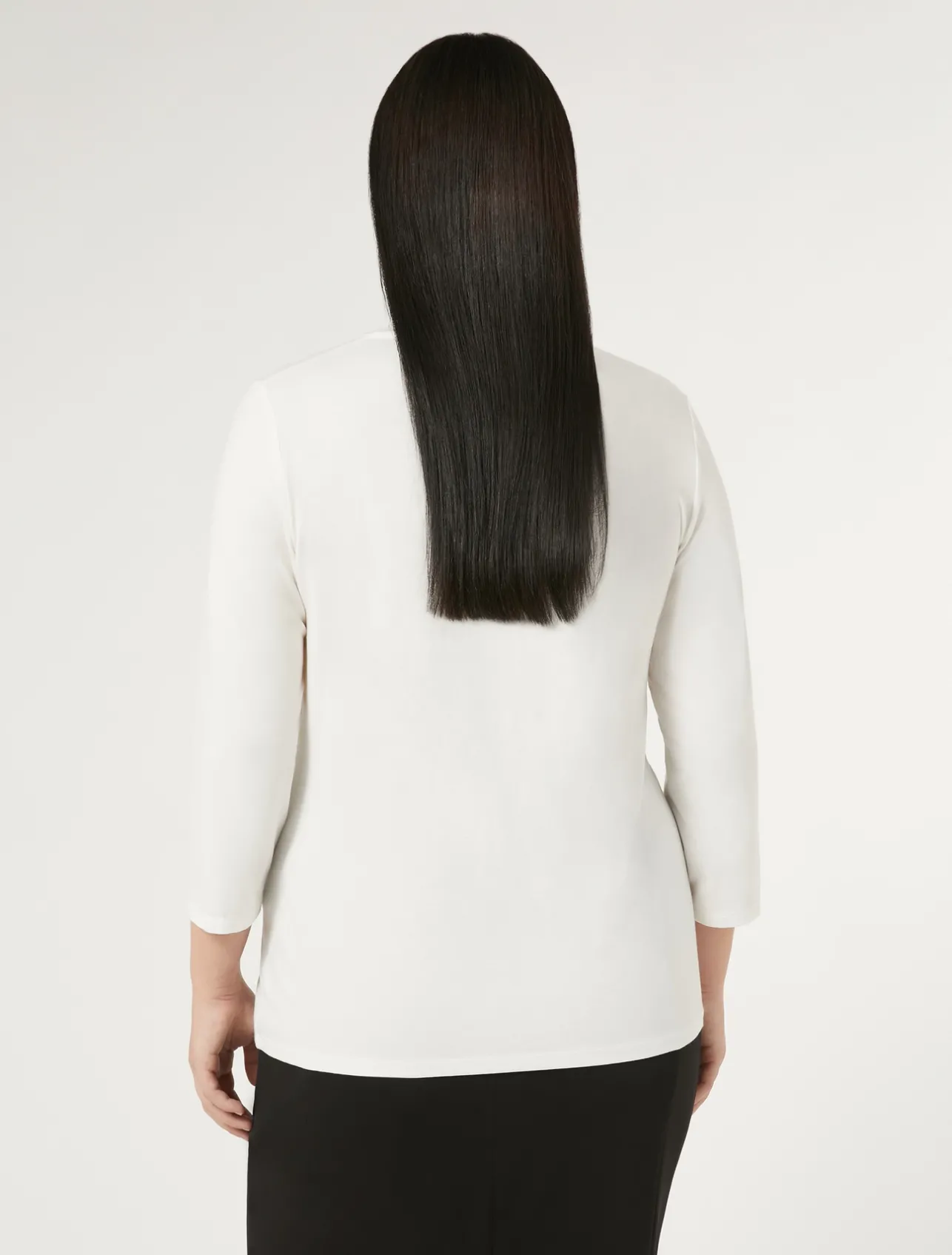 Sale Marina Rinaldi Jersey T-shirt WHITE