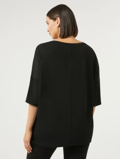 Hot Marina Rinaldi Jersey T-shirt BLACK