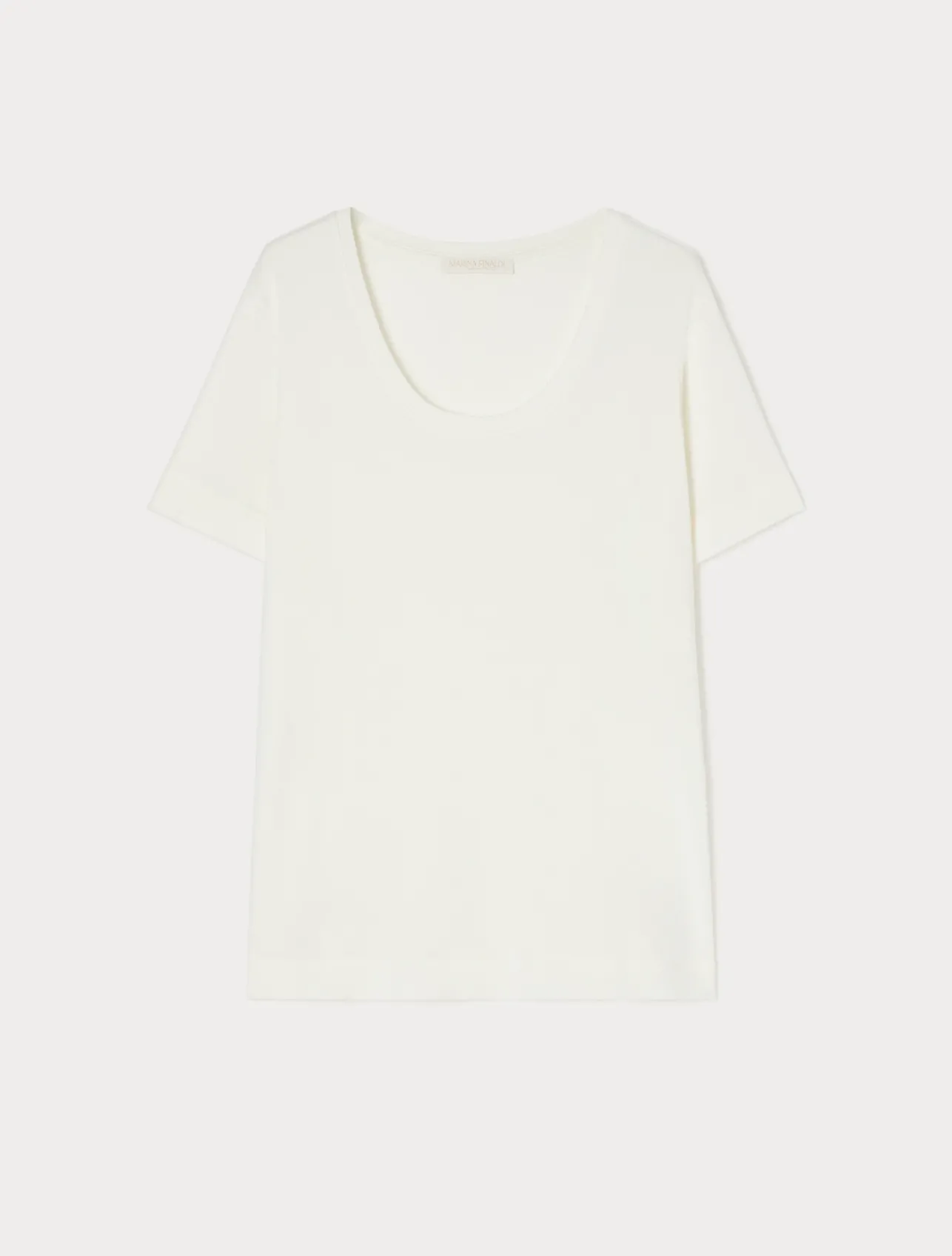 Discount Marina Rinaldi Jersey T-shirt WHITE