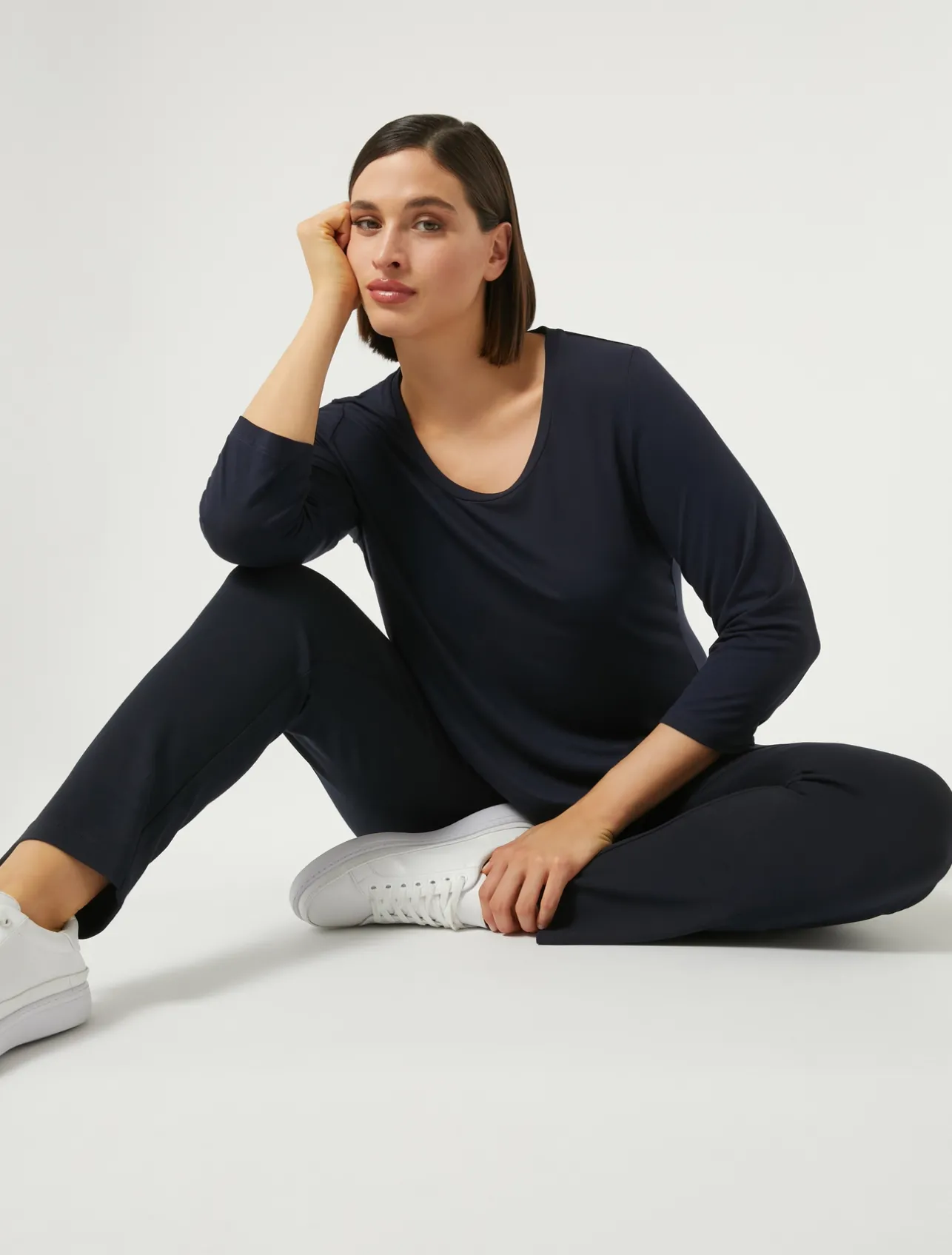 Clearance Marina Rinaldi Jersey T-shirt ULTRAMARINE