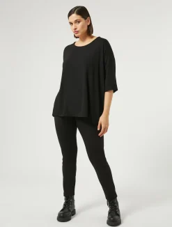 Hot Marina Rinaldi Jersey T-shirt BLACK