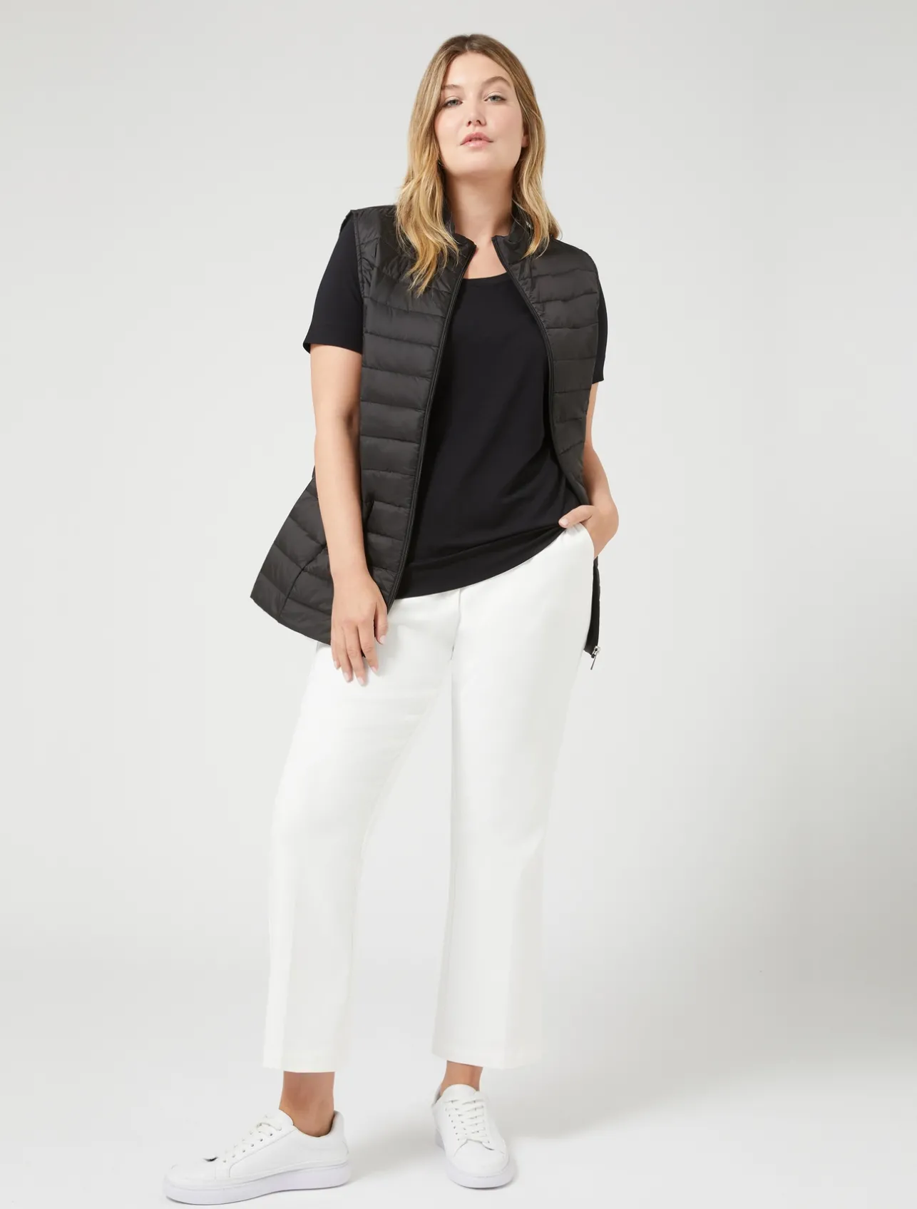 New Marina Rinaldi Jersey T-shirt BLACK