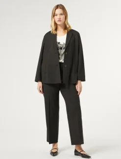 Clearance Marina Rinaldi Jersey T-shirt with embroidery IVORY