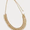 Outlet Marina Rinaldi Jewel belt with beads LIGHTGOLD
