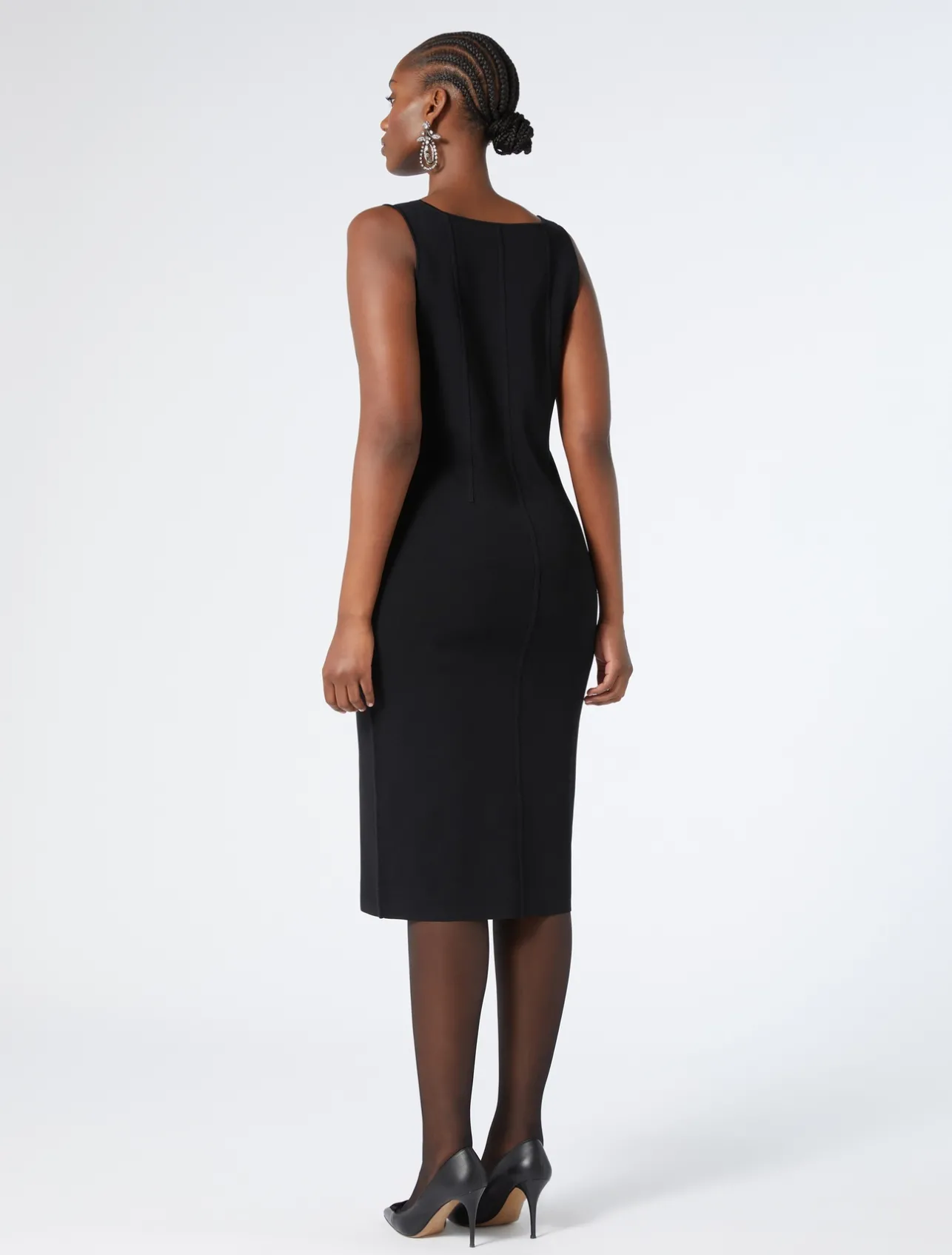 Online Marina Rinaldi Knit dress BLACK