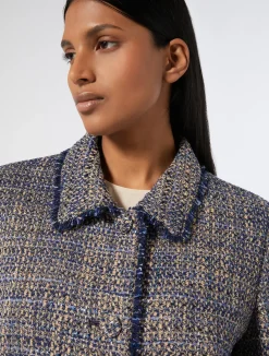 Best Marina Rinaldi Knit fabric jacket MIDNIGHTBLUE