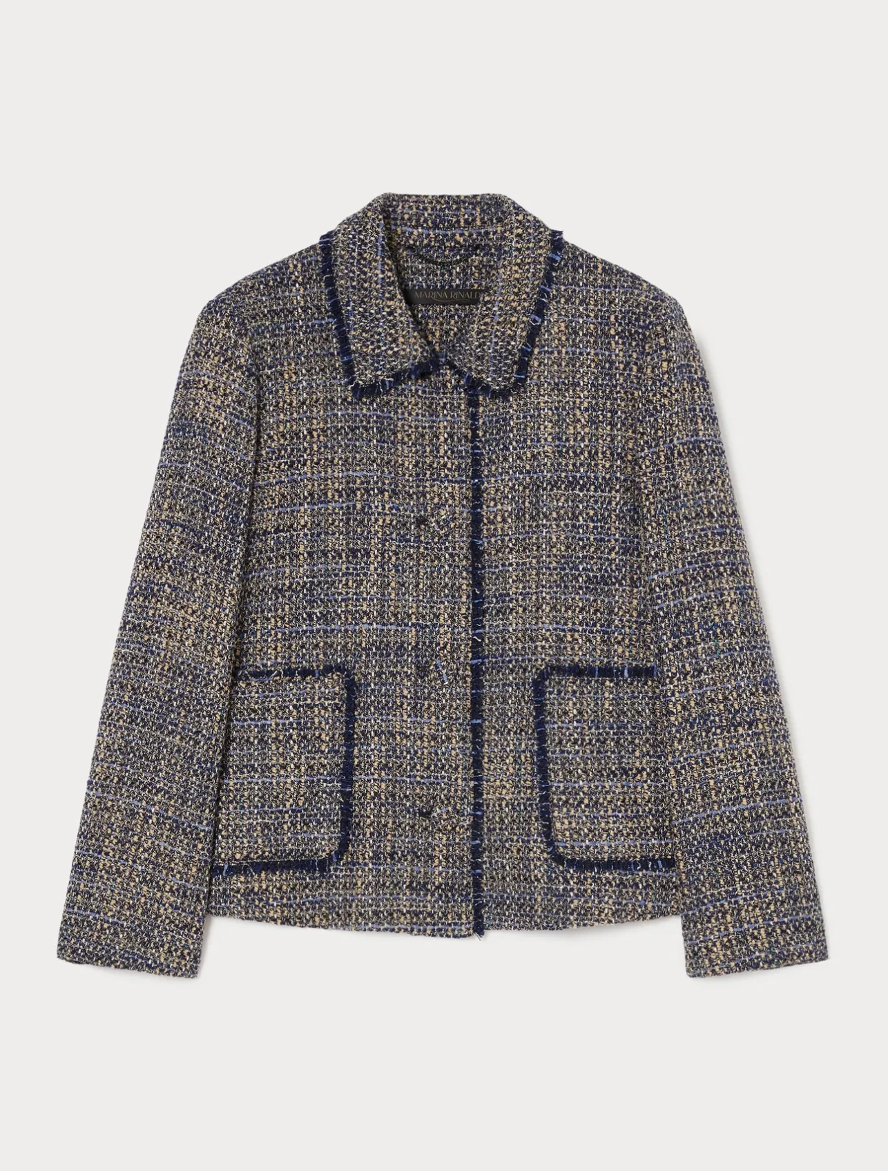 Best Marina Rinaldi Knit fabric jacket MIDNIGHTBLUE
