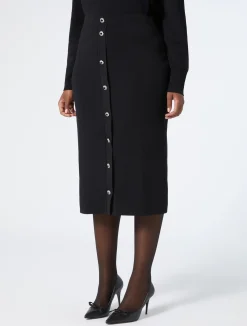 New Marina Rinaldi Knit skirt BLACK