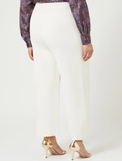 Online Marina Rinaldi Knit trousers IVORY