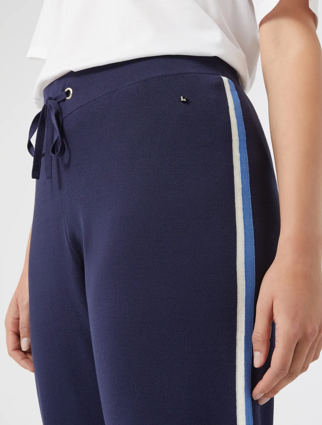 Discount Marina Rinaldi Knit trousers NAVY