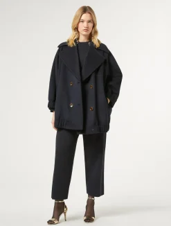 Outlet Marina Rinaldi Knit trousers MIDNIGHTBLUE