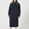Sale Marina Rinaldi Knitted dress MIDNIGHTBLUE