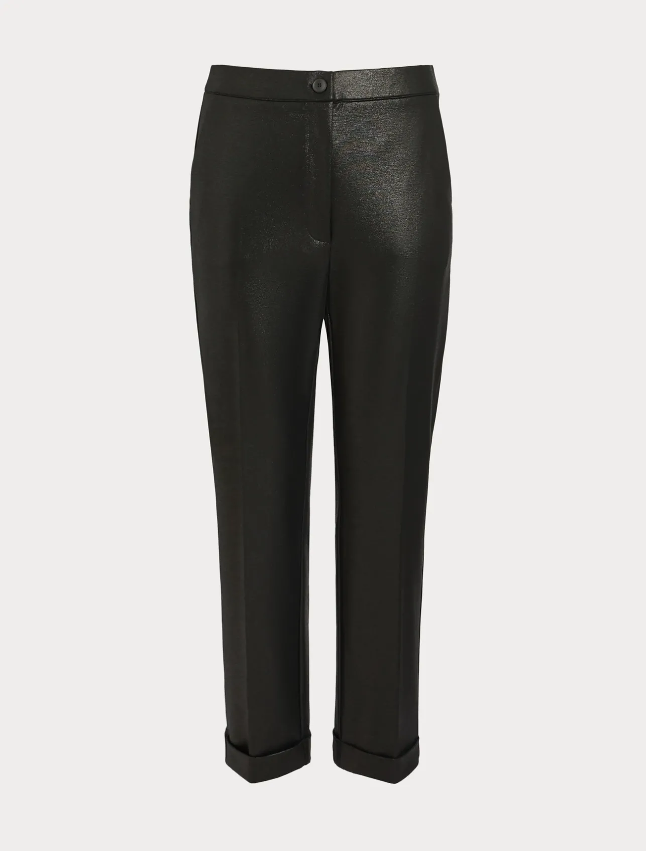 Clearance Marina Rinaldi Laminated jersey trousers BLACK