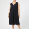 Sale Marina Rinaldi Laminated lace dress MIDNIGHTBLUE