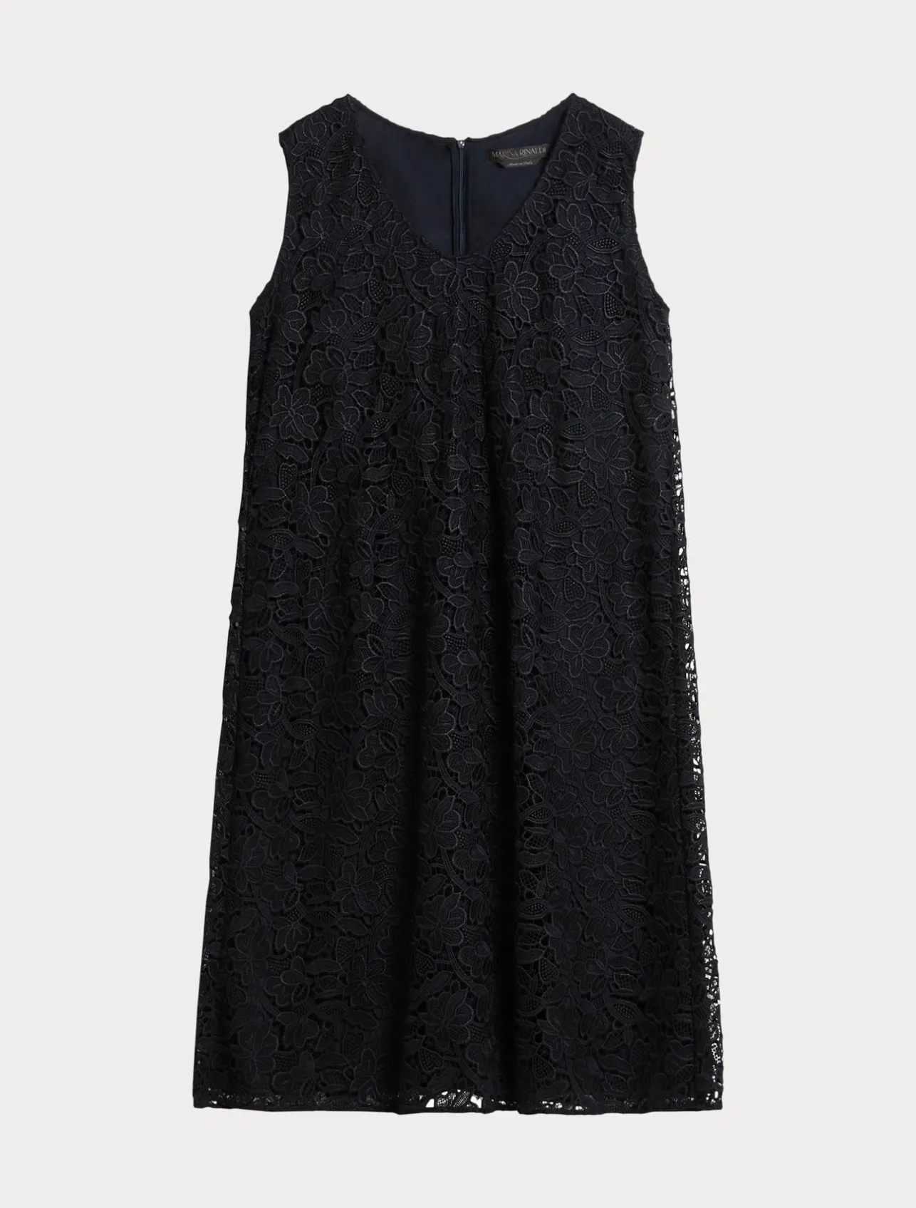 Sale Marina Rinaldi Laminated lace dress MIDNIGHTBLUE